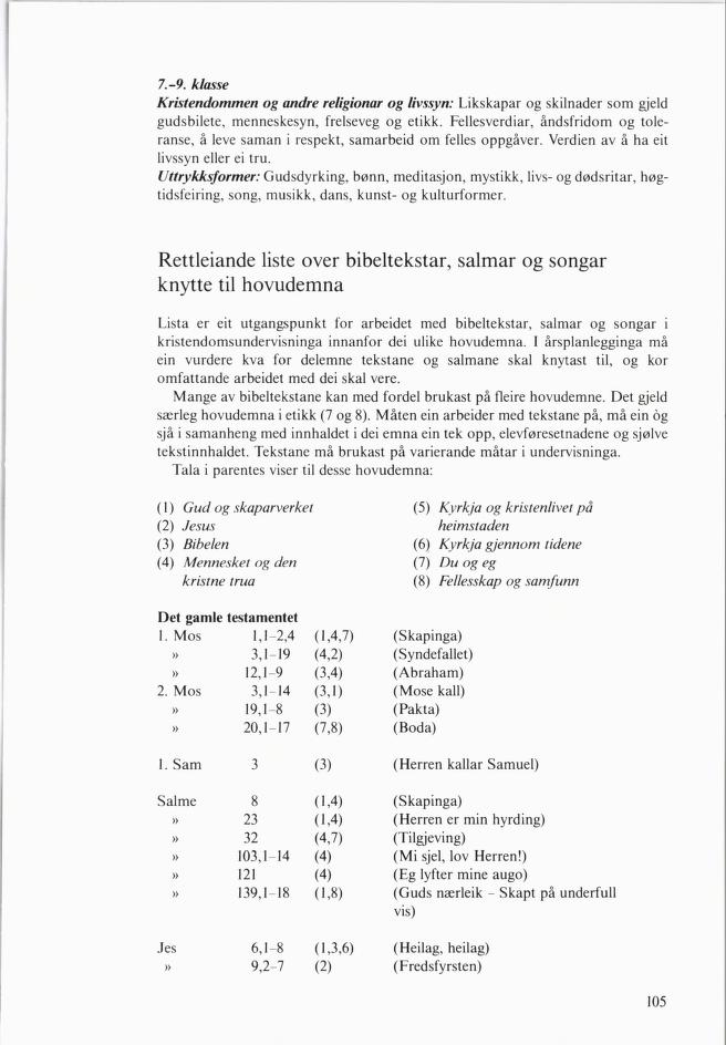 Skann 107 av Mønsterplanen 1985 · nynorsk
