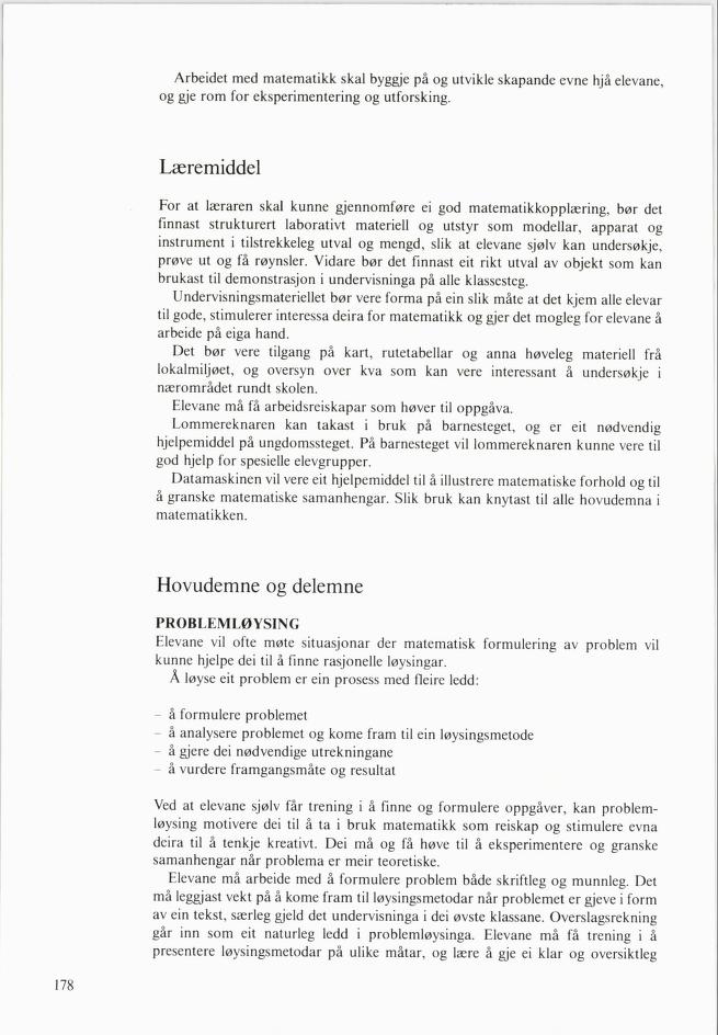 Skann 180 av Mønsterplanen 1985 · nynorsk