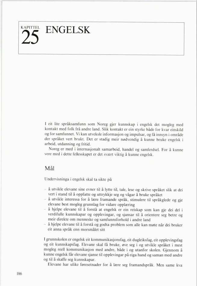 Skann 188 av Mønsterplanen 1985 · nynorsk