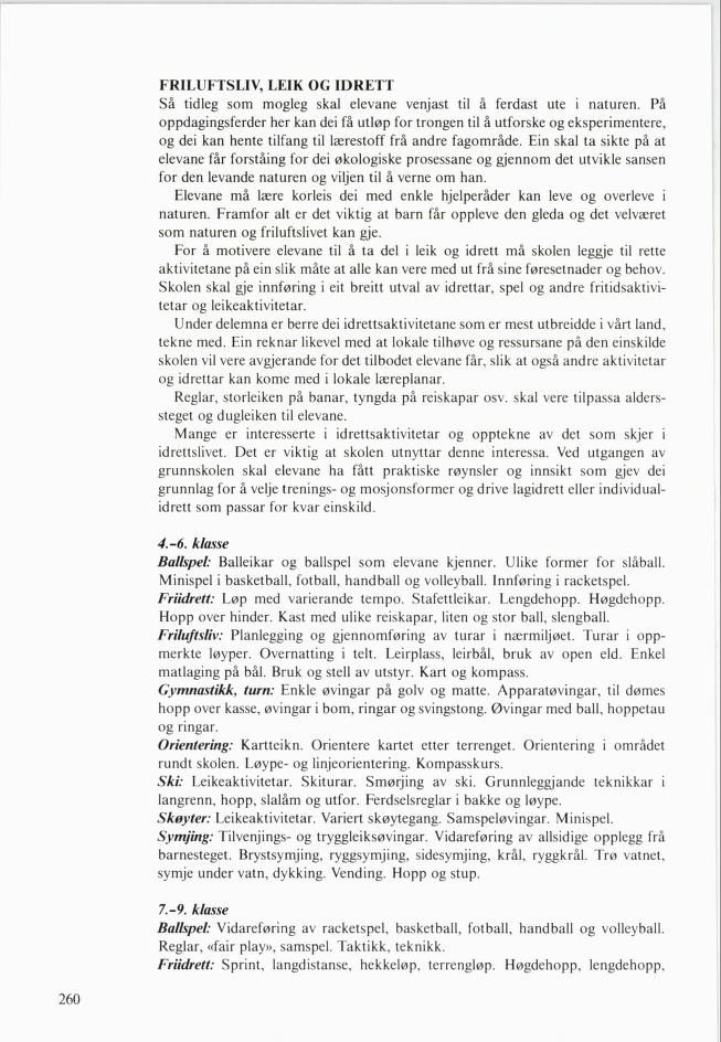 Skann 262 av Mønsterplanen 1985 · nynorsk