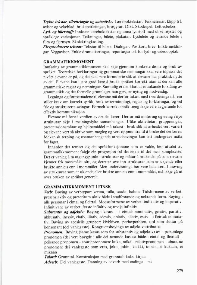 Skann 281 av Mønsterplanen 1985 · nynorsk