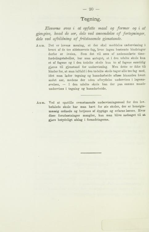 Skann 20 av Udkast til skoleplan for folkeskolene 1889