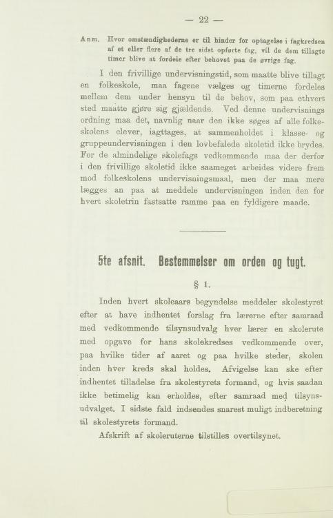 Skann 22 av Udkast til skoleplan for folkeskolene 1889