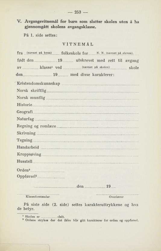 Skann 255 av Normalplanen 1939 · 1948-vitne
