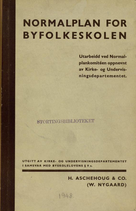 Skann 1 av Normalplanen 1939 · 1948-vitne