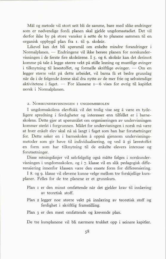 Skann 60 av Forsøksplanen 1960 · 2. utgåve 1966