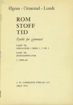 Forud type Bounce ~ side Rom, stoff, tid : fysikk for gymnaset : fasit til oppgavene i bind 1, 2 og  3, fasit