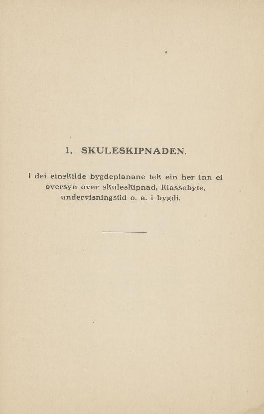 Skann 9 av Normalplanen 1922 · nynorsk landsplan