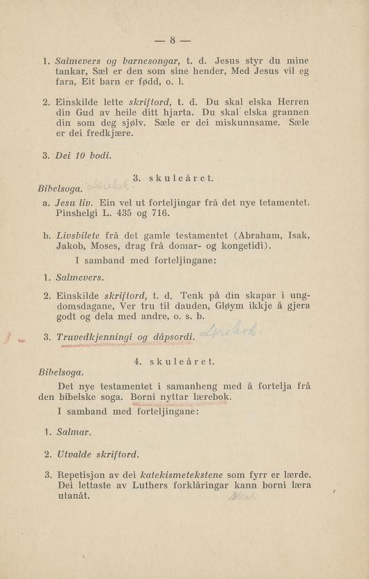 Skann 12 av Normalplanen 1922 · nynorsk landsplan