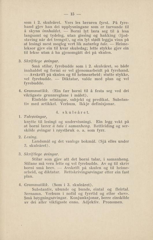 Skann 19 av Normalplanen 1922 · nynorsk landsplan