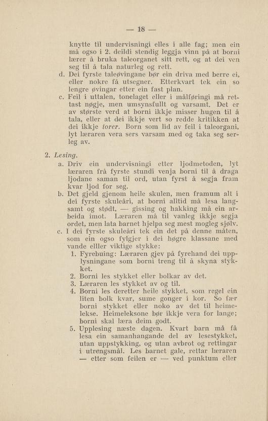 Skann 22 av Normalplanen 1922 · nynorsk landsplan