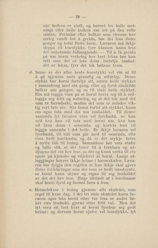 Skann 23 av Normalplanen 1922 · nynorsk landsplan