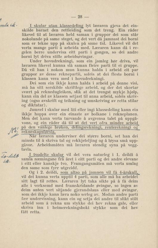 Skann 32 av Normalplanen 1922 · nynorsk landsplan