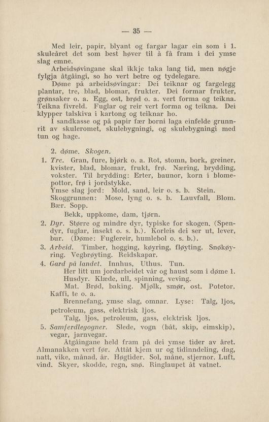 Skann 39 av Normalplanen 1922 · nynorsk landsplan