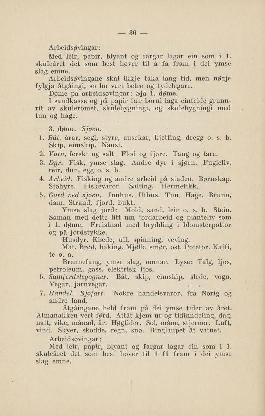 Skann 40 av Normalplanen 1922 · nynorsk landsplan