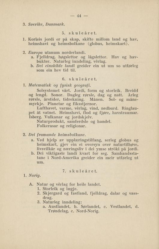 Skann 48 av Normalplanen 1922 · nynorsk landsplan