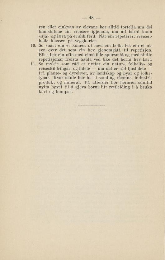 Skann 52 av Normalplanen 1922 · nynorsk landsplan