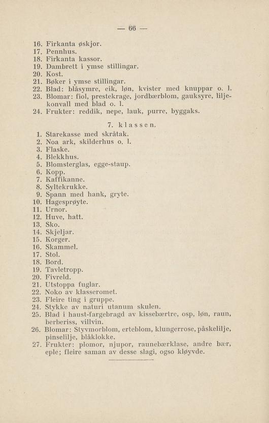 Skann 70 av Normalplanen 1922 · nynorsk landsplan