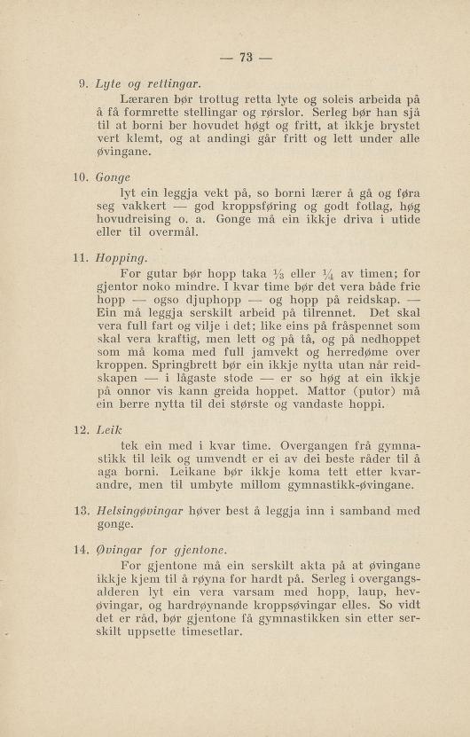Skann 77 av Normalplanen 1922 · nynorsk landsplan
