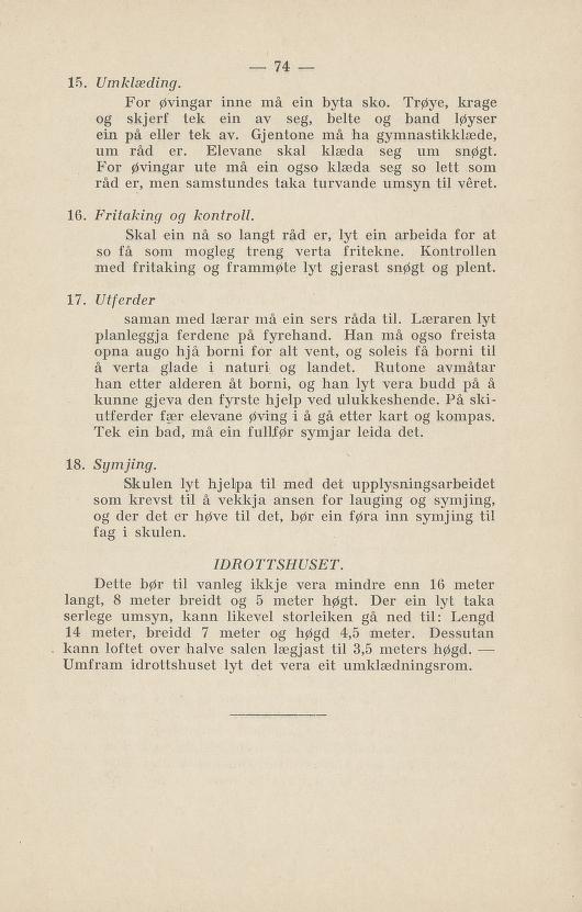 Skann 78 av Normalplanen 1922 · nynorsk landsplan
