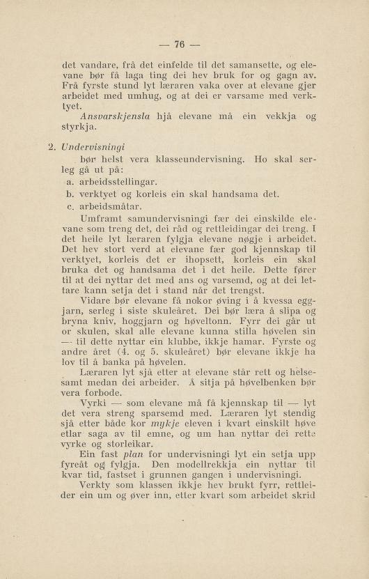 Skann 80 av Normalplanen 1922 · nynorsk landsplan