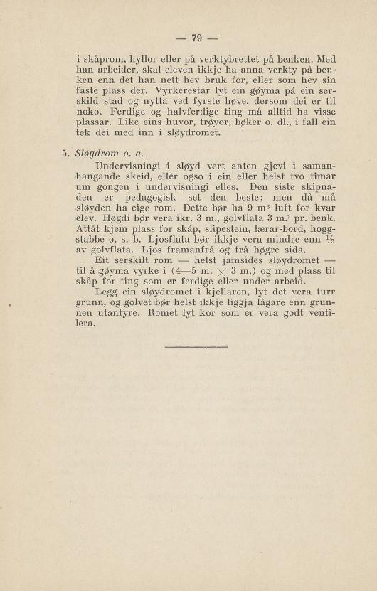 Skann 83 av Normalplanen 1922 · nynorsk landsplan