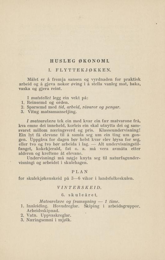 Skann 86 av Normalplanen 1922 · nynorsk landsplan