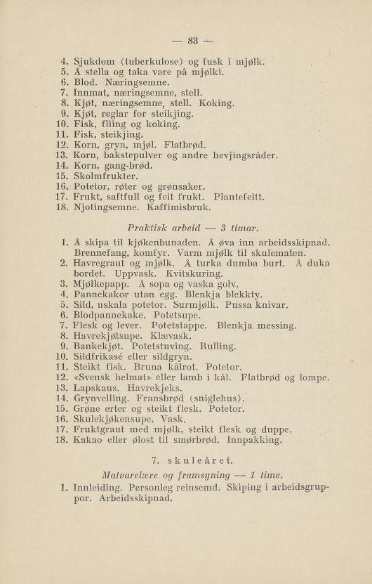 Skann 87 av Normalplanen 1922 · nynorsk landsplan
