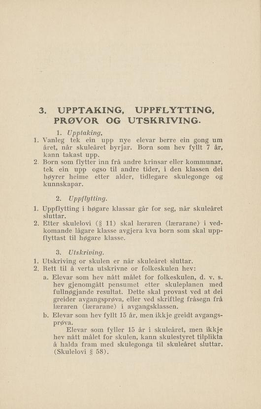 Skann 94 av Normalplanen 1922 · nynorsk landsplan