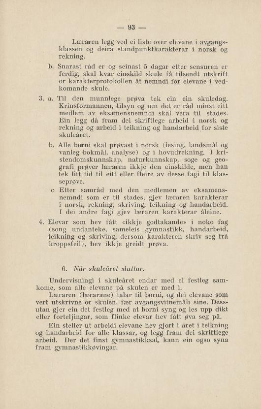 Skann 97 av Normalplanen 1922 · nynorsk landsplan