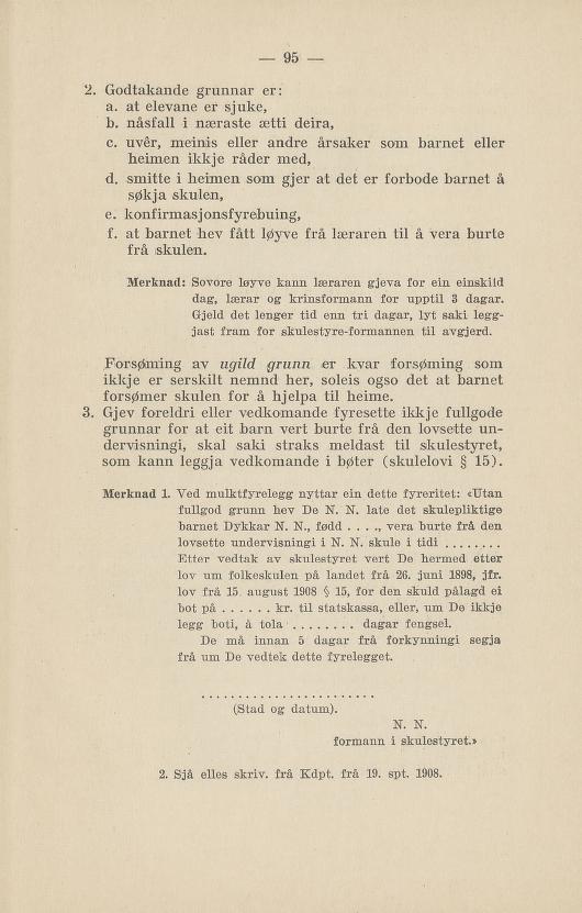 Skann 99 av Normalplanen 1922 · nynorsk landsplan