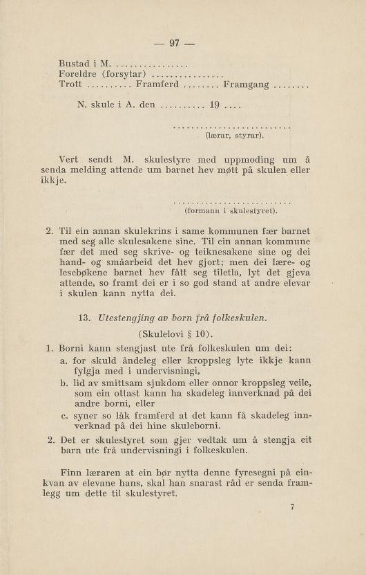 Skann 101 av Normalplanen 1922 · nynorsk landsplan