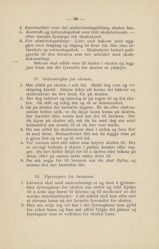 Skann 103 av Normalplanen 1922 · nynorsk landsplan