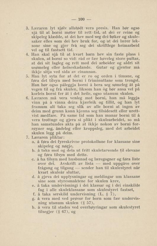 Skann 104 av Normalplanen 1922 · nynorsk landsplan