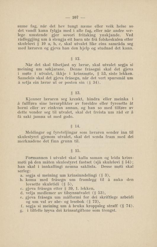 Skann 111 av Normalplanen 1922 · nynorsk landsplan