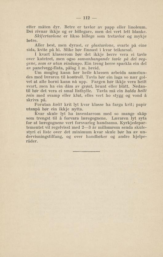 Skann 116 av Normalplanen 1922 · nynorsk landsplan