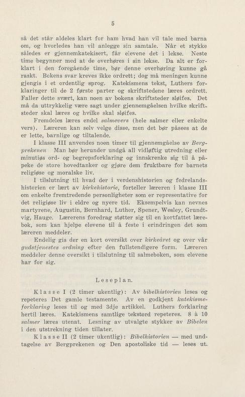 Skann 11 av Undervisningsplan for middelskolen 1925