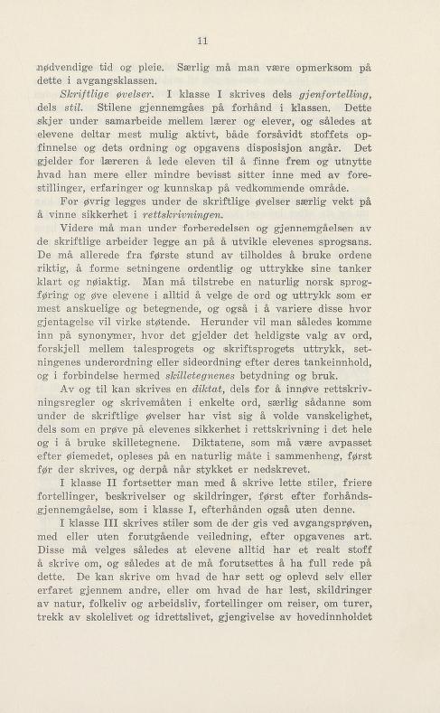 Skann 17 av Undervisningsplan for middelskolen 1925