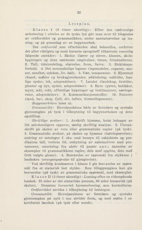 Skann 28 av Undervisningsplan for middelskolen 1925
