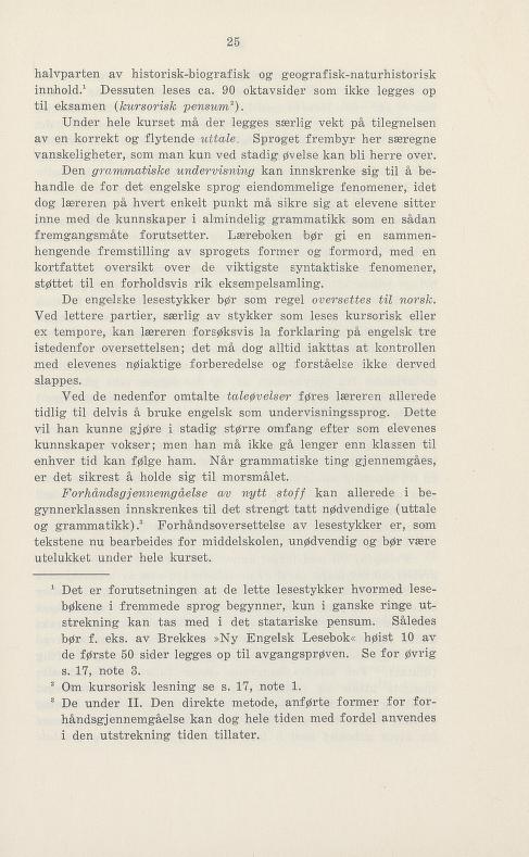 Skann 31 av Undervisningsplan for middelskolen 1925