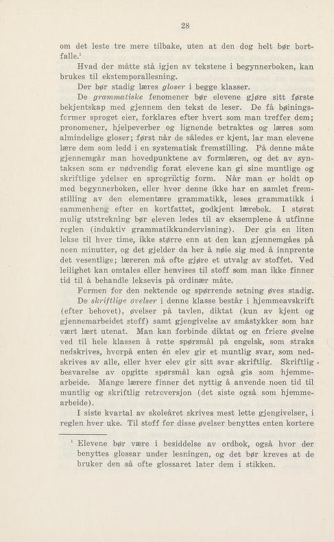 Skann 34 av Undervisningsplan for middelskolen 1925