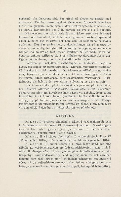 Skann 46 av Undervisningsplan for middelskolen 1925
