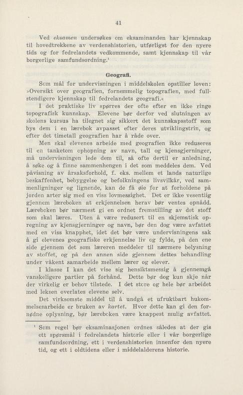 Skann 47 av Undervisningsplan for middelskolen 1925