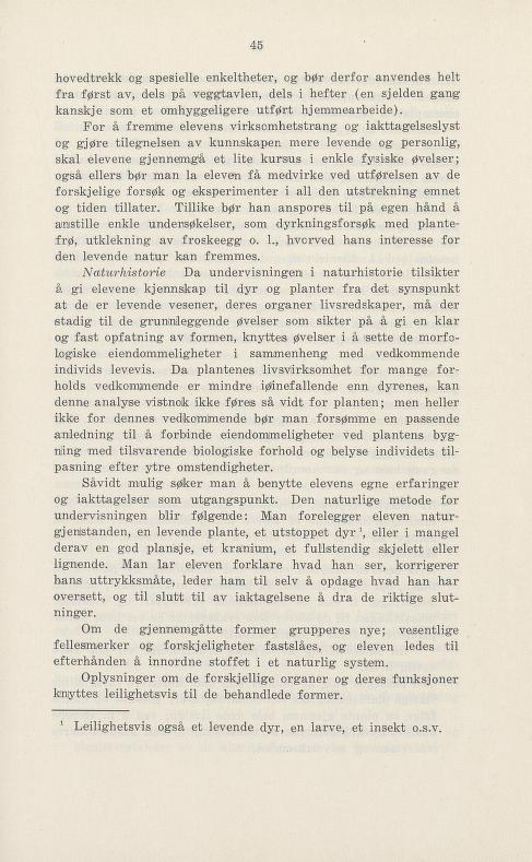 Skann 51 av Undervisningsplan for middelskolen 1925