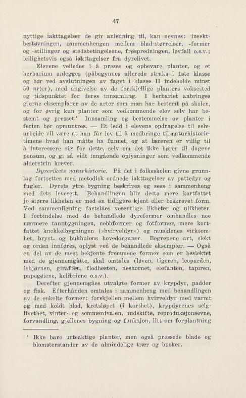 Skann 53 av Undervisningsplan for middelskolen 1925