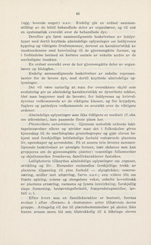 Skann 54 av Undervisningsplan for middelskolen 1925
