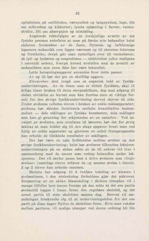 Skann 58 av Undervisningsplan for middelskolen 1925