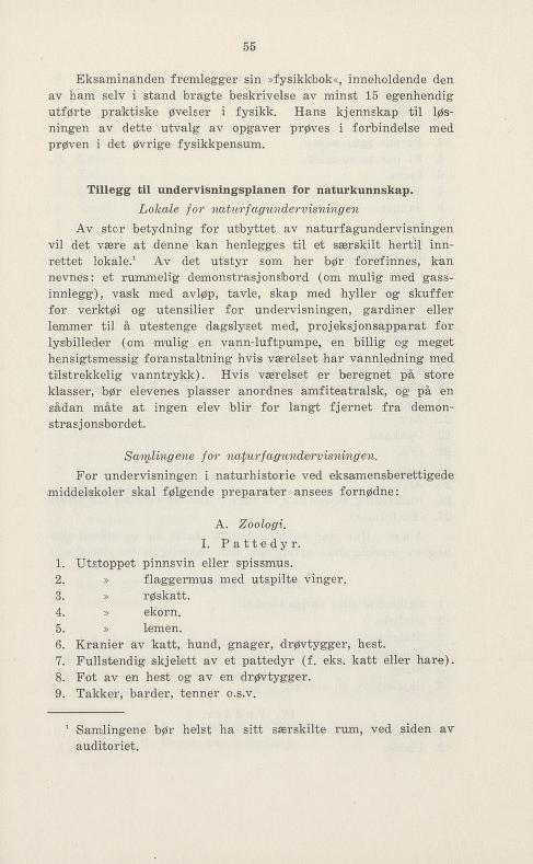 Skann 61 av Undervisningsplan for middelskolen 1925
