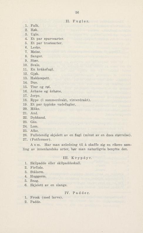 Skann 62 av Undervisningsplan for middelskolen 1925