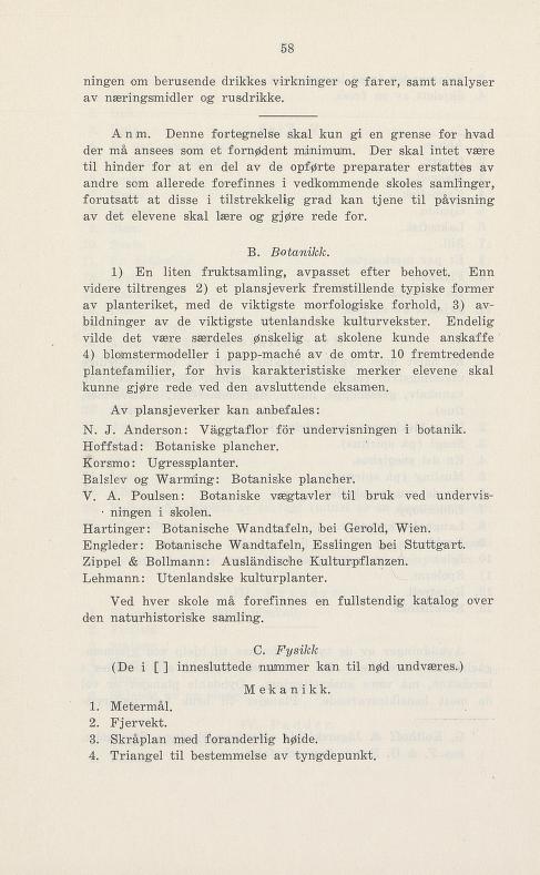 Skann 64 av Undervisningsplan for middelskolen 1925